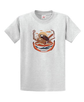 The Great Ramen off Kanagaw Unisex Kids And Adults T-Shirt